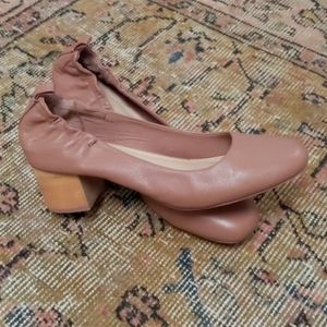 Kelsi Dagger Nude Block Heel Pumps Size 11